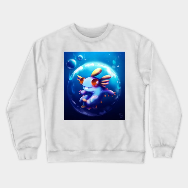 Murloc Bubble Crewneck Sweatshirt by Leassel